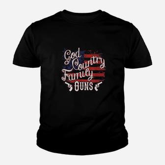 God Country Family Patriotic Usa Flag 2Nd Youth T-shirt | Crazezy AU