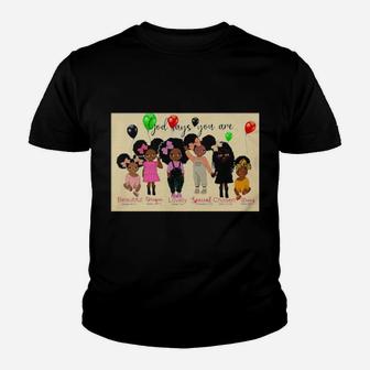 God Says You Are Beautiful Vingue Lovely Special Chosen Strong Youth T-shirt - Monsterry AU