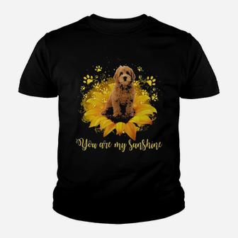 Goldendoodle You Are My Sunshine Youth T-shirt - Monsterry