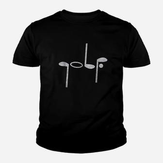 Golf Funny Golf Lucky Golfing Youth T-shirt | Crazezy