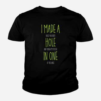Golf Hole In One Youth T-shirt - Thegiftio UK
