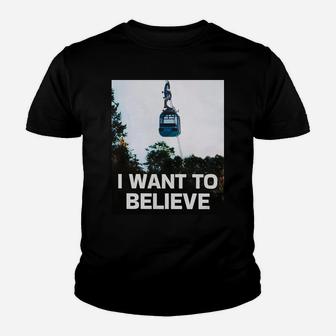 Gondola 'I Want To Believe' Sweatshirt Youth T-shirt | Crazezy
