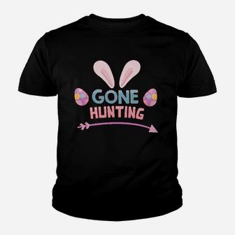 Gone Hunting Easter Youth T-shirt | Crazezy