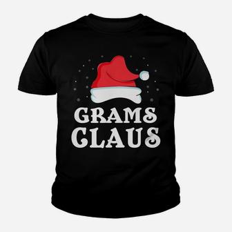 Grams Claus Christmas Gift Cool Family Group Matching Pajama Youth T-shirt | Crazezy CA