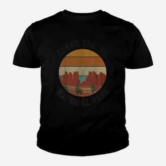 Grand Canyon Retro Vintage Grand Canyon Nature Hiking Travel Youth T-shirt | Crazezy