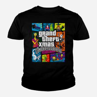 Grand Theft Xmas Youth T-shirt - Monsterry CA