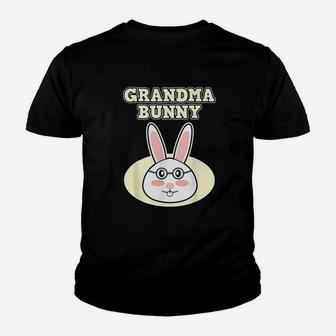Grandma Bunny Youth T-shirt | Crazezy