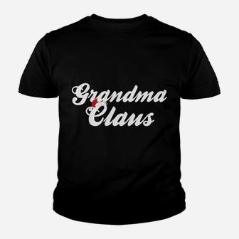 Grandma Claus Santa Christmas Gift Matching Family Couple Sweatshirt Youth T-shirt | Crazezy DE