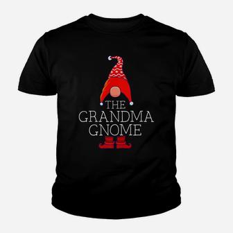Grandma Gnome Family Matching Group Christmas Outfits Xmas Youth T-shirt | Crazezy