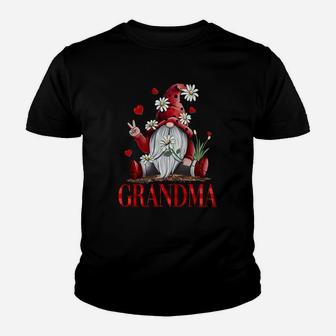 Grandma - Gnome Valentine Youth T-shirt | Crazezy