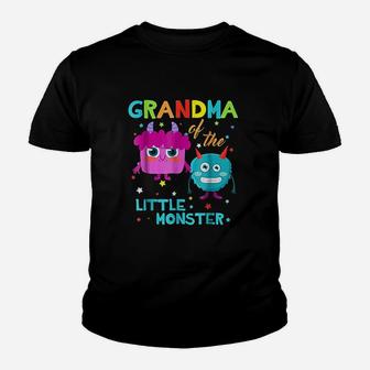 Grandma Of The Little Monster Youth T-shirt | Crazezy DE