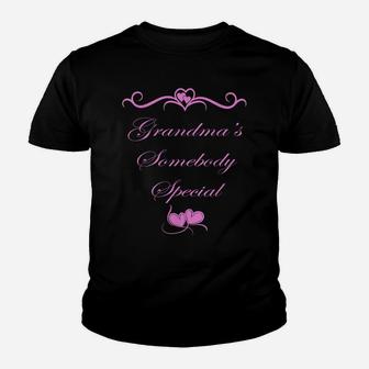 Grandma's Somebody Special Youth T-shirt | Crazezy