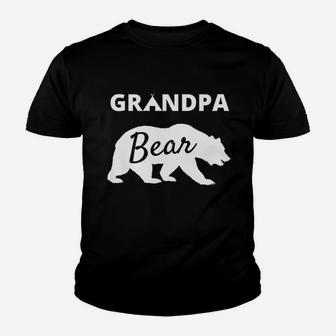 Grandpa Bear Youth T-shirt | Crazezy