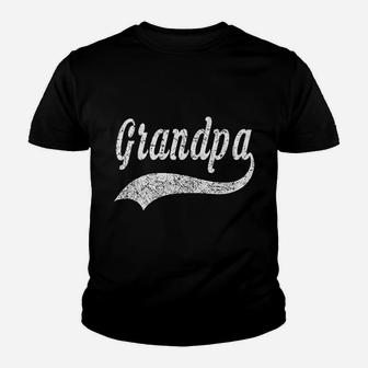 Grandpa Classic Baseball Youth T-shirt | Crazezy