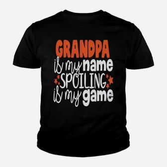 Grandpa Is My Name Youth T-shirt - Monsterry UK