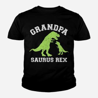 Grandpasaurus Rex Dinosaur For Grandpa Youth T-shirt | Crazezy