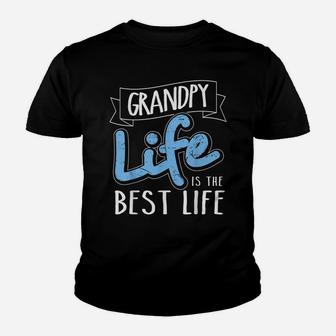 Grandpy Life Is The Best Life Matching Family Youth T-shirt | Crazezy