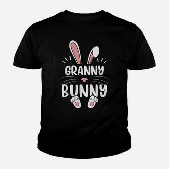 Granny Bunny Funny Matching Easter Bunny Egg Hunting Youth T-shirt | Crazezy CA
