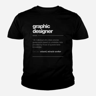 Graphic Designer Definition Funny Job Gift Tee Youth T-shirt - Thegiftio UK