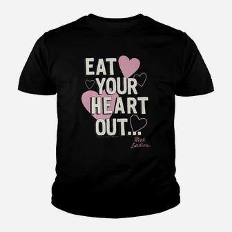 Grease Pink Ladies Eat Your Heart Out Youth T-shirt | Crazezy AU