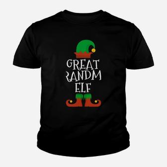 Great Grandma Elf Christmas Funny Xmas Gift Youth T-shirt | Crazezy