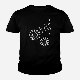 Great Pyrenees Flower Fly Dandelion Funny Dog Lover Youth T-shirt | Crazezy UK