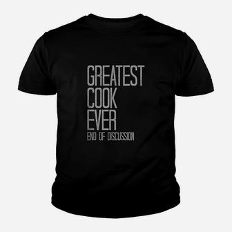 Greatest Ever Cook Ever Funny Youth T-shirt | Crazezy