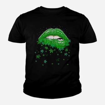 Green Lips Youth T-shirt | Crazezy DE