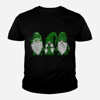 Green Sweater Gnome St Patrick's Day Irish Gnome Youth T-shirt | Crazezy