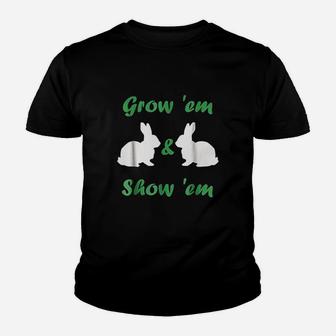 Grow Em And Show Em Rabbit Youth T-shirt | Crazezy