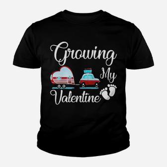 Growing My Valentine Youth T-shirt - Monsterry DE