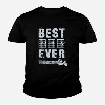 Guitarist Best Dad Ever Guitar Youth T-shirt | Crazezy
