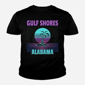 Gulf Shores Vacation - Cool Palm Tree Youth T-shirt | Crazezy