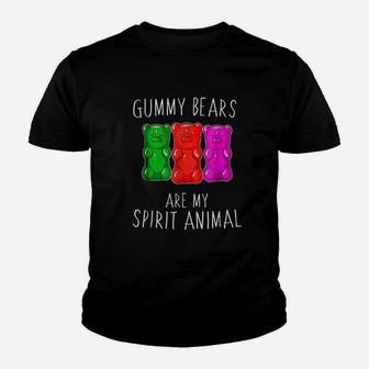Gummy Bears Are My Spirit Animal Youth T-shirt | Crazezy