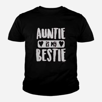 Haase Unlimited Auntie Is My Bestie Youth T-shirt | Crazezy CA