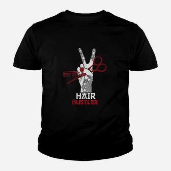 Hair Barber Hair Stylist Hairdresser Gift Idea Youth T-shirt | Crazezy
