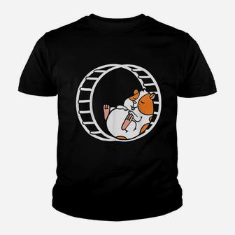 Hamster Wheel Youth T-shirt | Crazezy