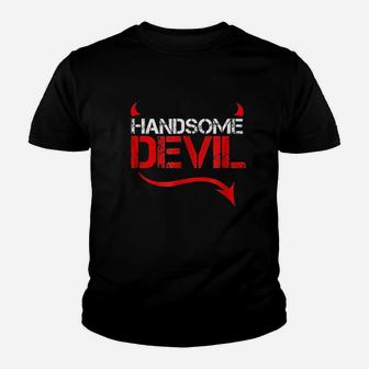 Handsome Devil For Good Looking Husbands Youth T-shirt | Crazezy