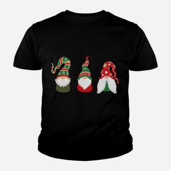 Hanging With My Gnomies Gift Funny Merry Christmas Gnome Youth T-shirt | Crazezy