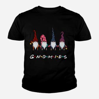 Hanging With My Gnomies Gnome Friend Christmas Lovers Sweatshirt Youth T-shirt | Crazezy DE