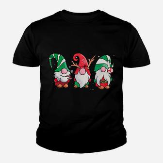 Hanging With My Gnomies Nordic Santa Gnome Christmas Pajama Youth T-shirt | Crazezy