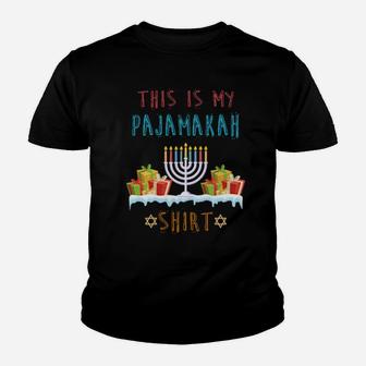 Hanukkah Pajama This Is My Pajamakah Shirtorah Youth T-shirt - Monsterry DE