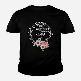 Happiness Is Being A Gigi Youth T-shirt | Crazezy