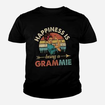 Happiness Is Being A Grammie Youth T-shirt | Crazezy DE
