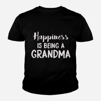 Happiness Is Being A Grandma Youth T-shirt | Crazezy UK
