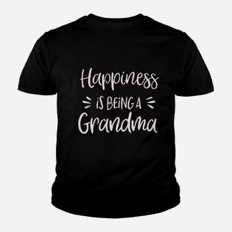 Happiness Is Being A Grandma Youth T-shirt | Crazezy DE