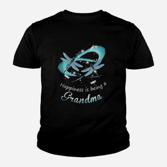 Happiness Is Being A Grandma Youth T-shirt | Crazezy CA