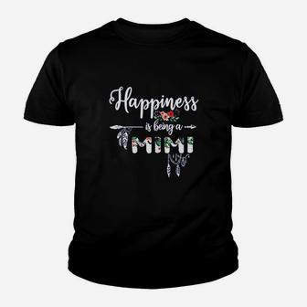 Happiness Is Being A Mimi Youth T-shirt | Crazezy UK