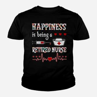 Happiness Is Being A Nurse Youth T-shirt - Monsterry