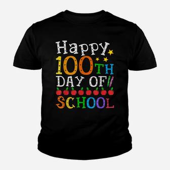 Happy 100Th Day Of School Teacher Or Student Fun Youth T-shirt | Crazezy CA
